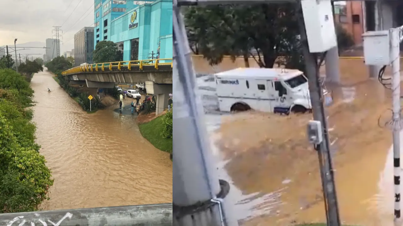 Aguacero de este 28 de enero paralizó Medellín y dejó inundaciones en varias vías