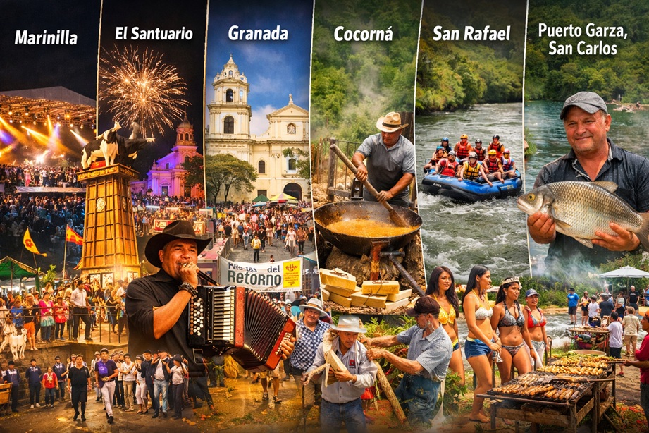Oriente Antioqueño está de fiesta: Marinilla, El Santuario, Granada, Cocorná, San Rafael y San Carlos lideran celebraciones culturales y populares