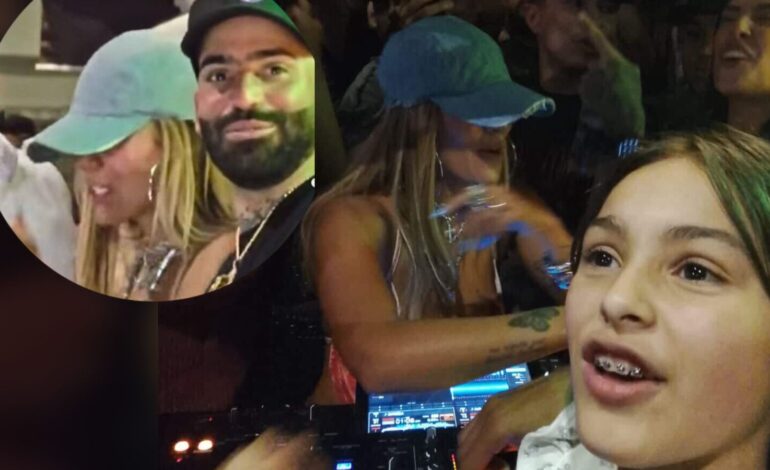 Karol G y Arcángel comparten con niña de Pedregal en Medellín