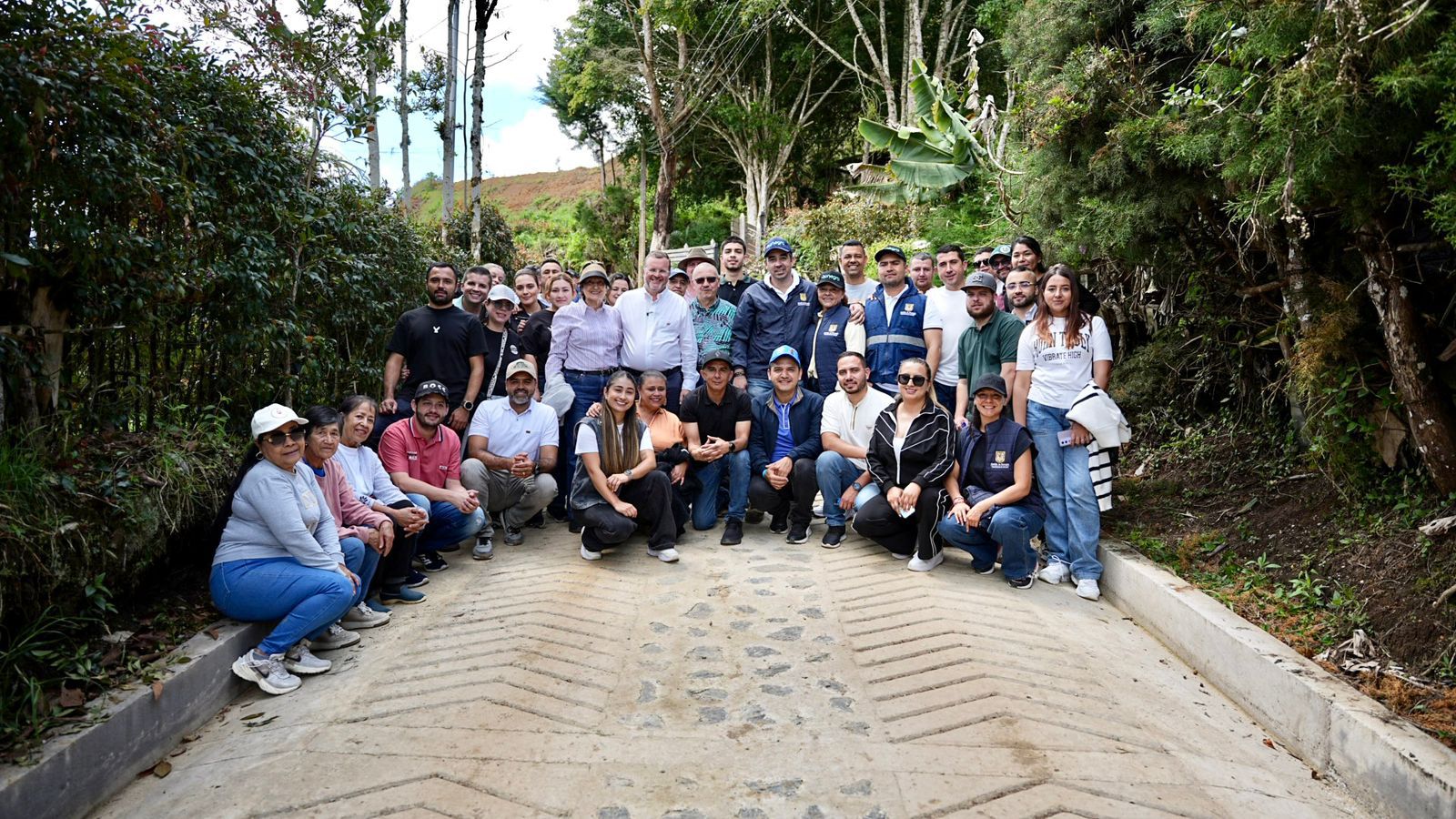 Rionegro estrena nuevas placa huellas en el corregimiento sur