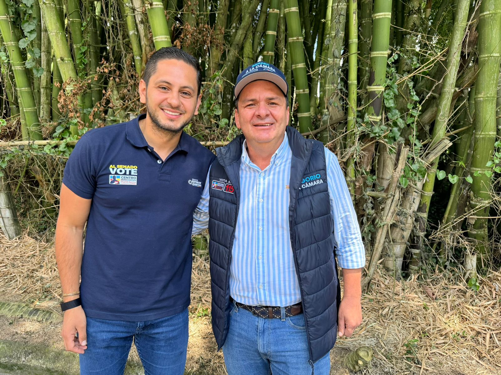 Esteban Quintero y Gregorio Orjuela, la dupla que más recursos ha gestionado para La Ceja desde el Centro Democrático