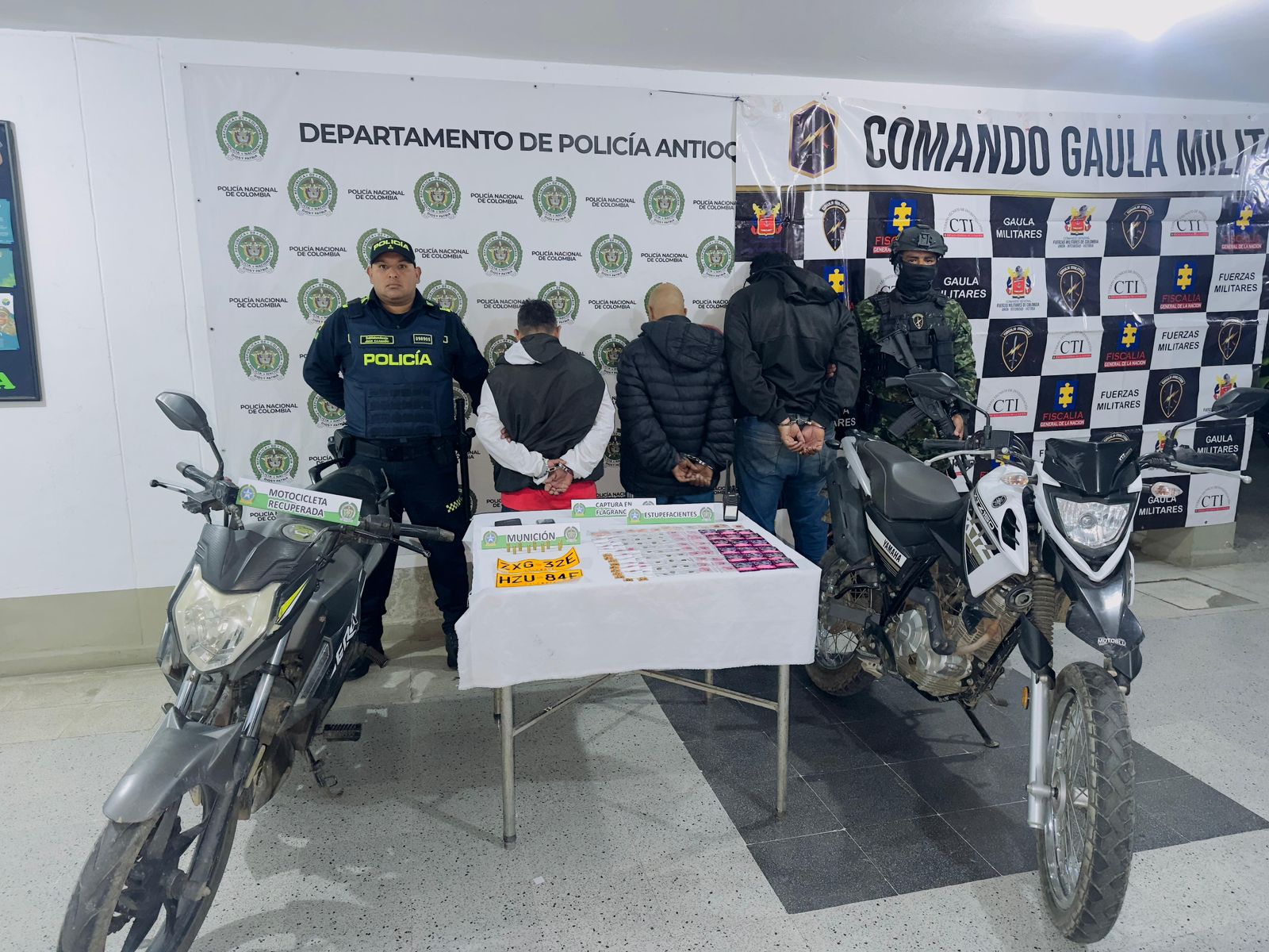 Golpe al GDO El Mesa: capturan a tres implicados en homicidios y tráfico de drogas en El Carmen de Viboral