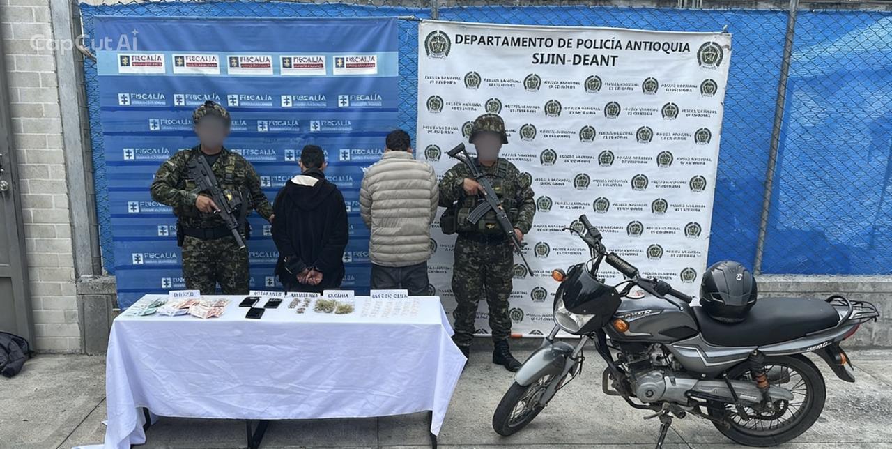 Capturan a dos hombres que instalaban propaganda de grupo armado en Rionegro