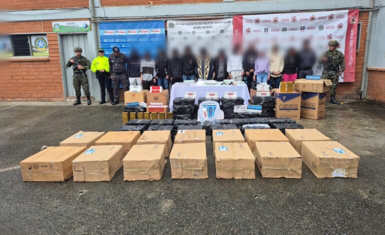 Operación “Géminis Fase III” deja 12 capturados del GDO “El Mesa” en Rionegro
