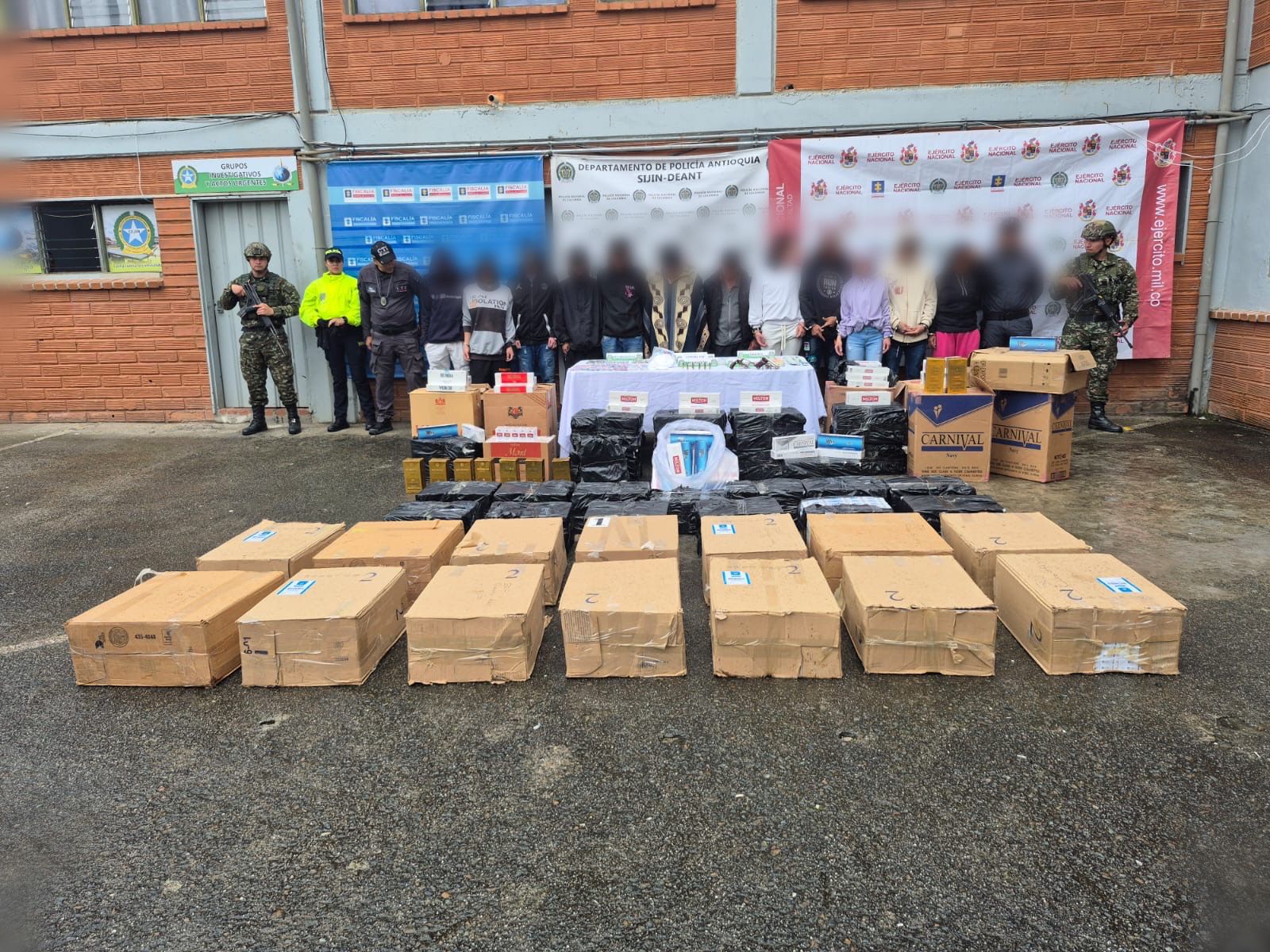 Operación “Géminis Fase III” deja 12 capturados del GDO “El Mesa” en Rionegro