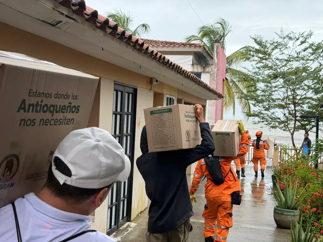 Más de 16 mil ayudas humanitarias han sido entregadas a familias afectadas por lluvias en Antioquia