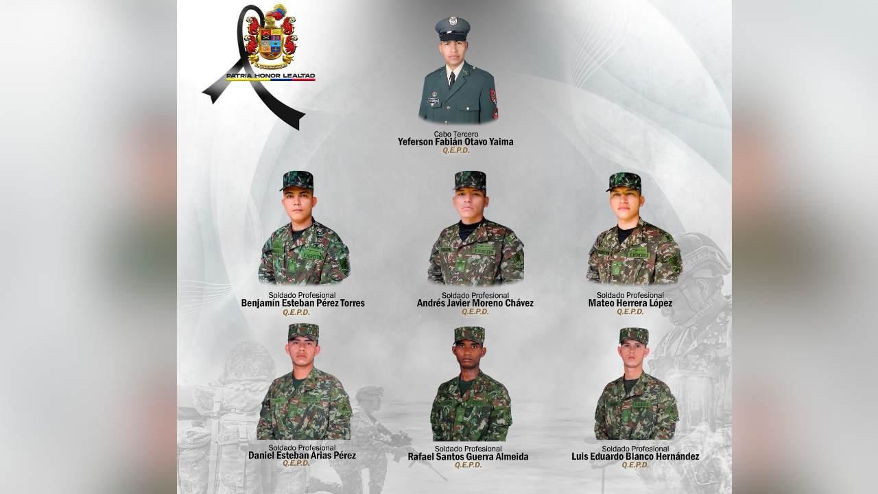 Siete soldados fallecidos en siniestro aéreo ya fueron identificados y recibirán honores militares en sus regiones