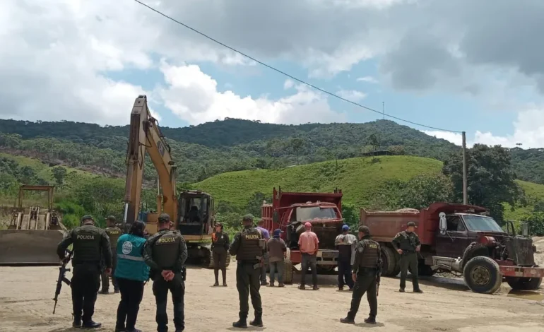 Capturan a cuatro personas en operativo contra extracción ilegal en San Carlos