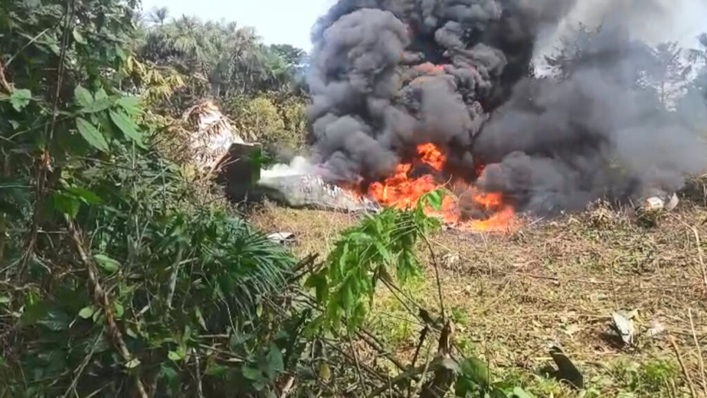 Aeronave Hércules de la FAC sufre accidente en Putumayo tras fallar en el despegue con uniformados a bordo
