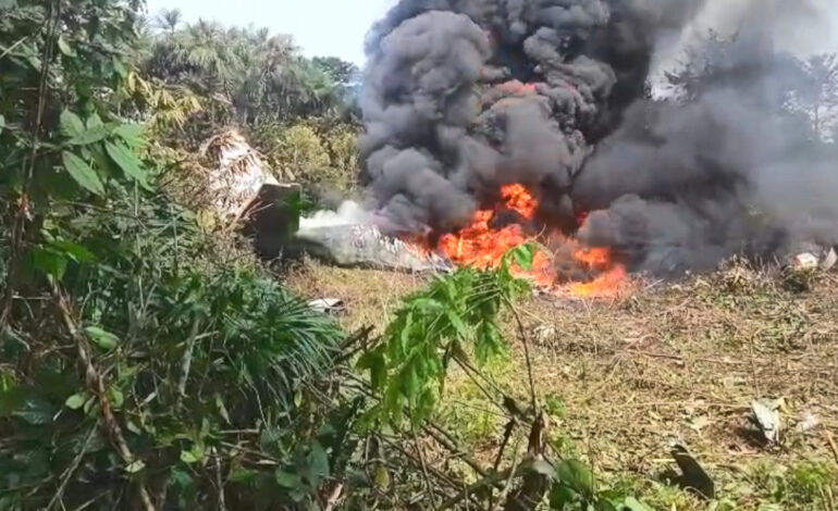 Aeronave Hércules de la FAC sufre accidente en Putumayo tras fallar en el despegue con uniformados a bordo