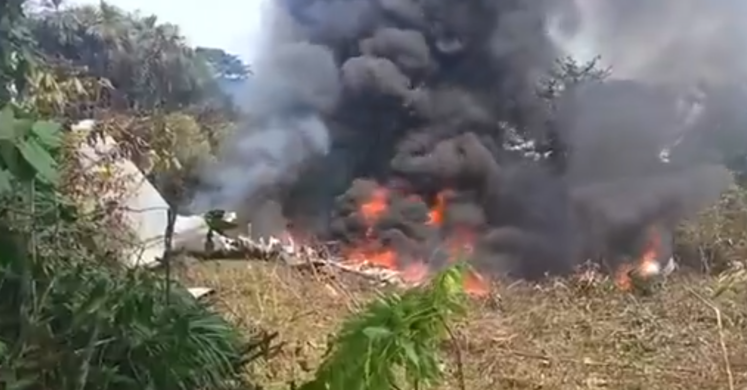 Tragedia aérea en Colombia: avión Hércules de la Fuerza Aérea se accidentó en Putumayo
