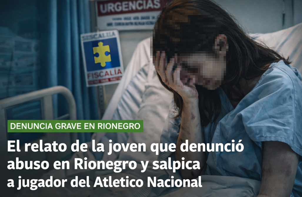 El relato de la joven que denunció abuso en Rionegro y salpica a jugador de Atlético Nacional