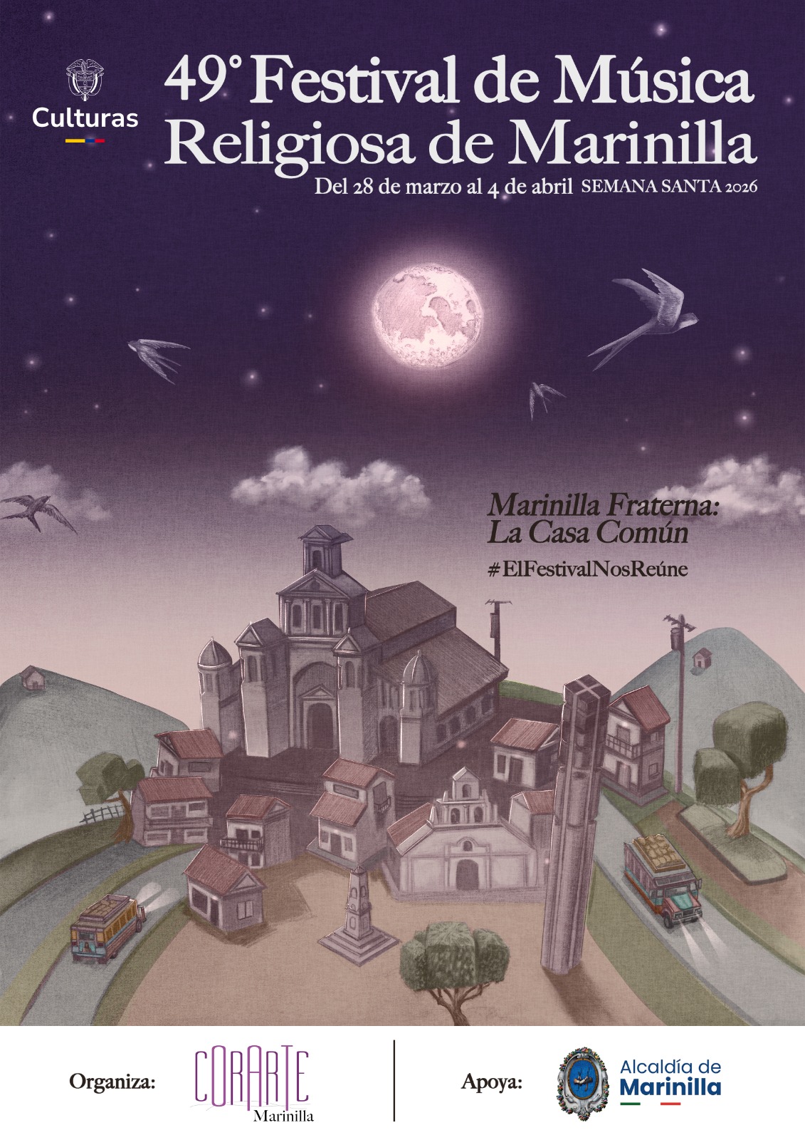 Marinilla lista para el 49° Festival de Música Religiosa. Esta es la programación