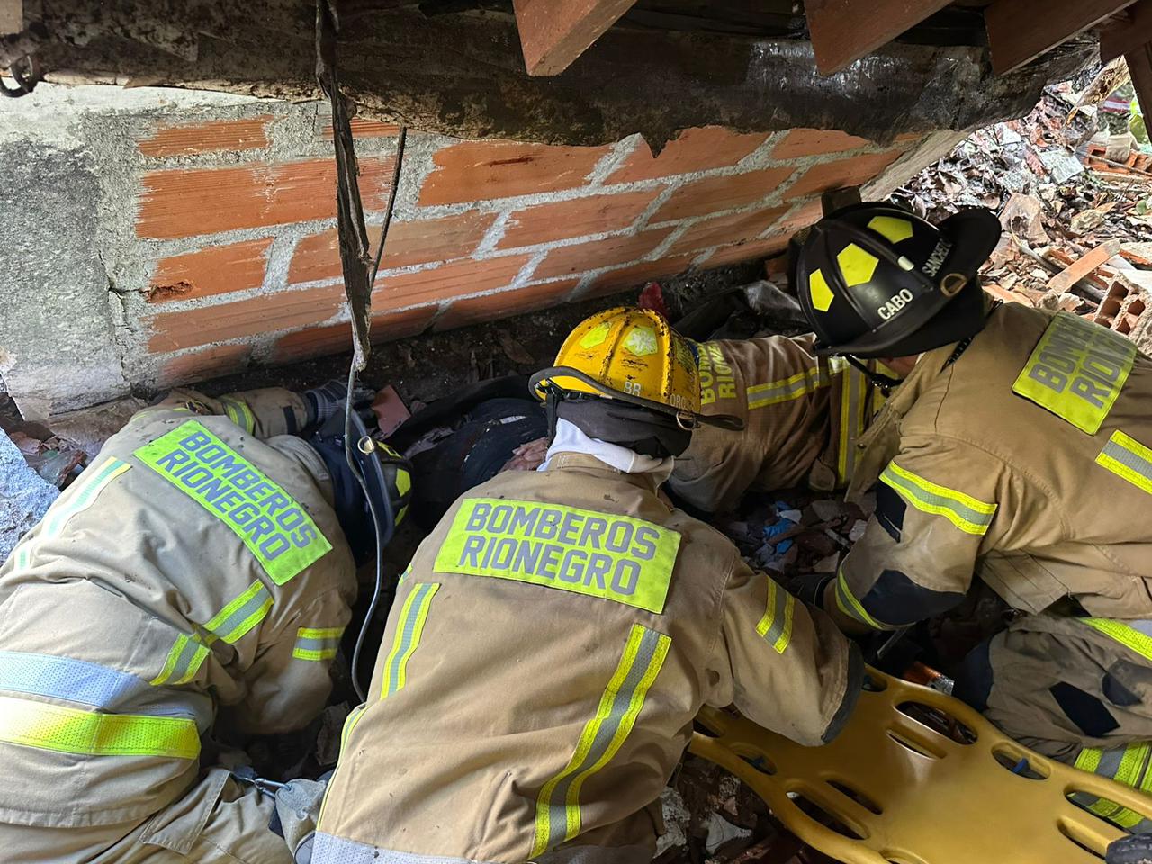 Adulta mayor resultó herida y su gato murió tras explosión en vivienda rural de Rionegro