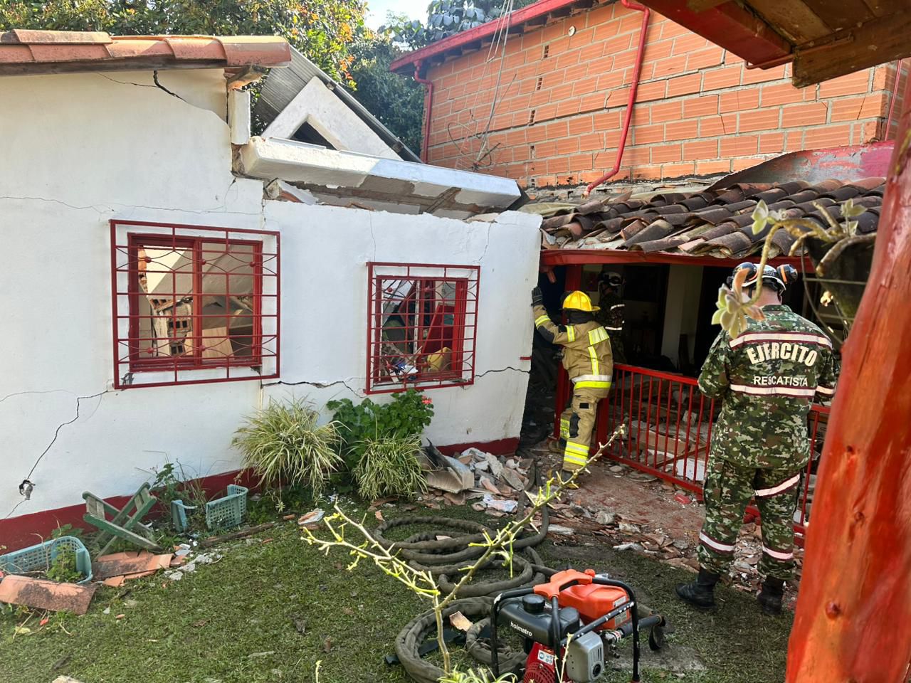 Explosión en vivienda rural de Rionegro. Esto se sabe