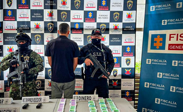 Capturan en Medellín a alias Flaco señalado de mover dinero y coordinar reclutamientos para grupo armado ilegal