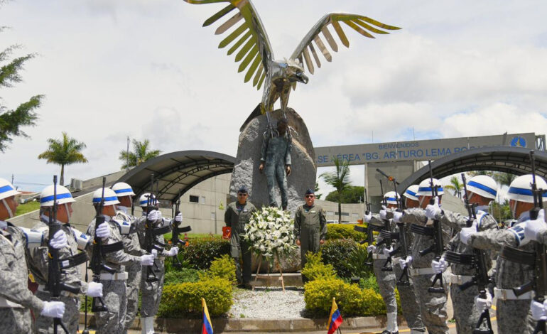 Fuerza Aeroespacial Colombiana realizó en Rionegro homenaje solemne a las víctimas del conflicto en Colombia