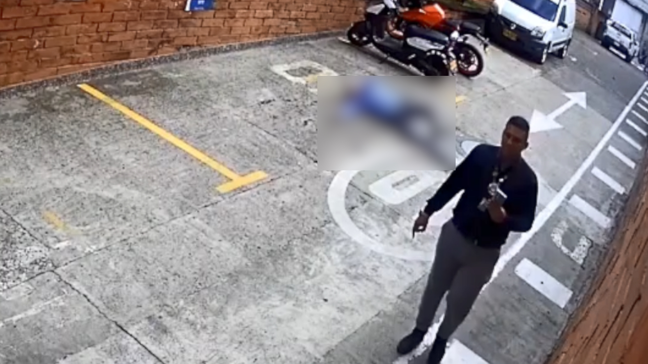 Hombre se metió a la brava a sede de la Secretaría de Movilidad y dejó herido a guarda de seguridad; Quedó grabado