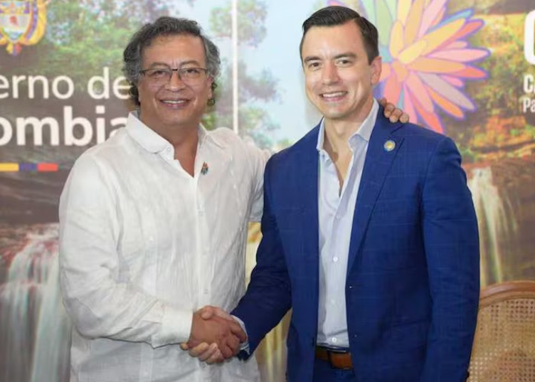 Petro y Noboa: el presidente colombiano anunció que demandará al ecuatoriano