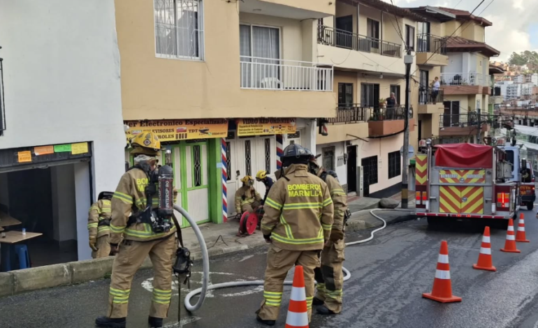 Explosión por fuga de gas en Marinilla deja dos personas lesionadas en establecimiento comercial