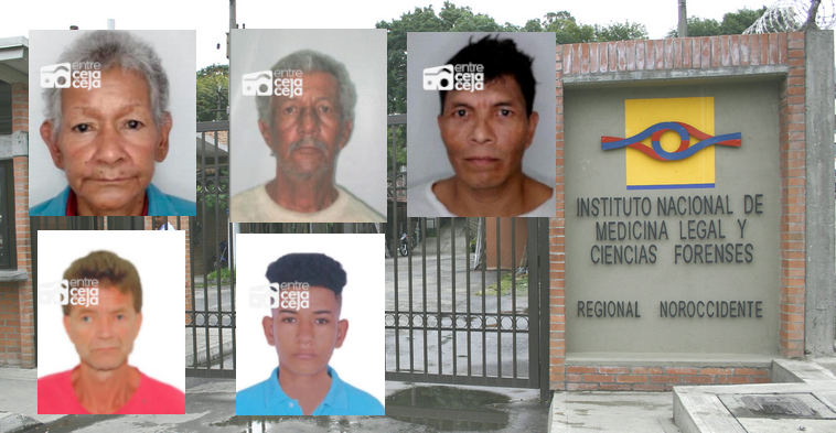 Cinco personas fallecidas esperan en Medicina Legal y la institución pide a familiares acercarse cuanto antes