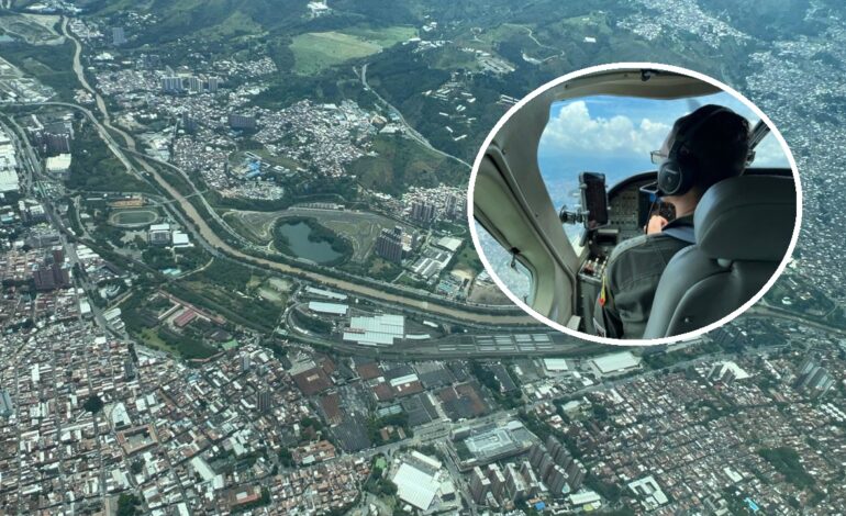 Fuerza Aeroespacial vigila desde el aire las vías más transitadas de Antioquia en Semana Santa