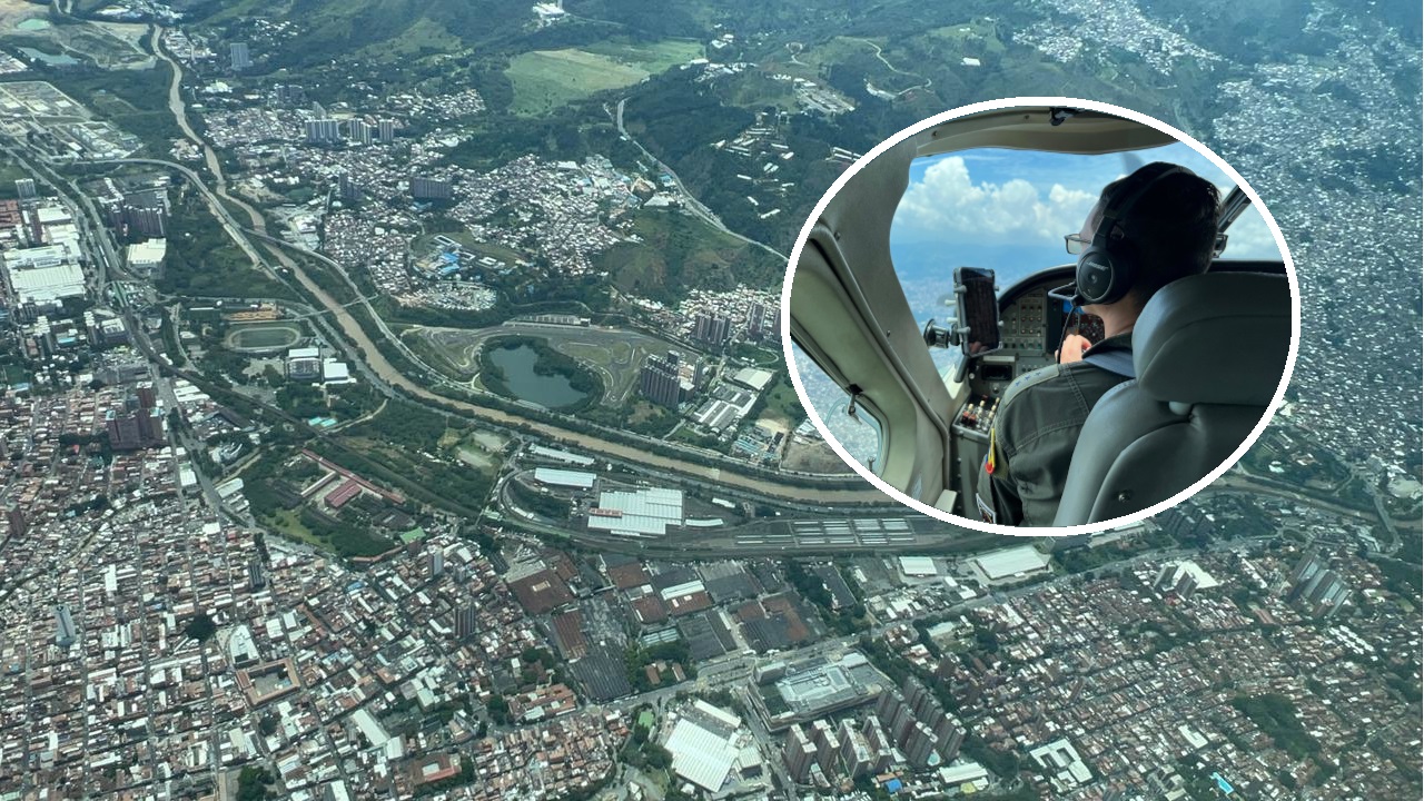 Fuerza Aeroespacial vigila desde el aire las vías más transitadas de Antioquia en Semana Santa