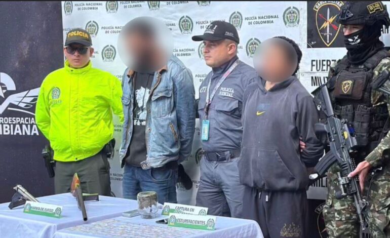 Capturan a dos presuntos integrantes del Clan del Golfo en Rionegro tras operativos de seguridad