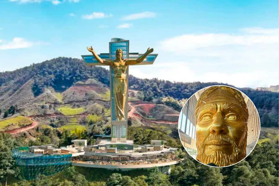 Polémica en Antioquia: vuelve el debate por el Cristo gigante de 86 metros en El Peñol
