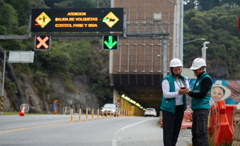 Obras del Túnel de Oriente con seguimiento ambiental de Cornare en Antioquia