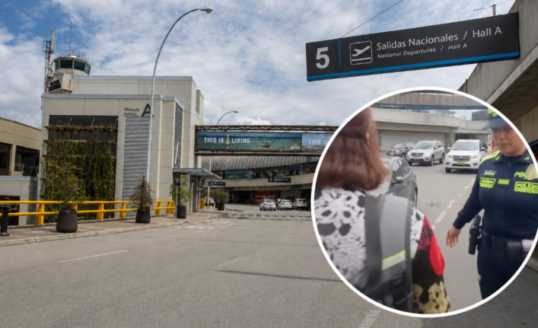 Turista extranjera es obligada a bajarse de un Uber en el aeropuerto de Rionegro durante operativo