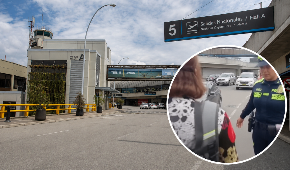 Turista extranjera es obligada a bajarse de un Uber en el aeropuerto de Rionegro durante operativo