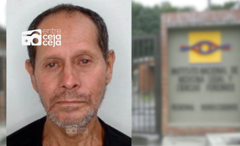 Autoridades solicitan apoyo en San Carlos para ubicar familia de hombre que está en Medicina Legal de Medellín