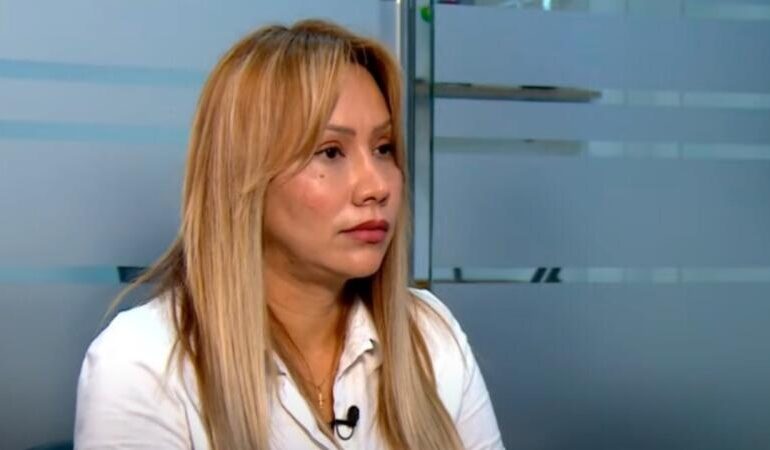 Sandra Ortiz durante audiencias por el escándalo de corrupción de la UNGRD
