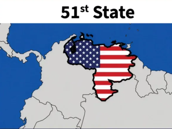 Trump publicó imagen de Venezuela como “estado 51” de EE. UU. y genera reacciones políticas