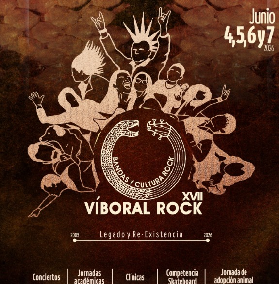 Víboral Rock 2026 ya tiene fechas y afiche oficial