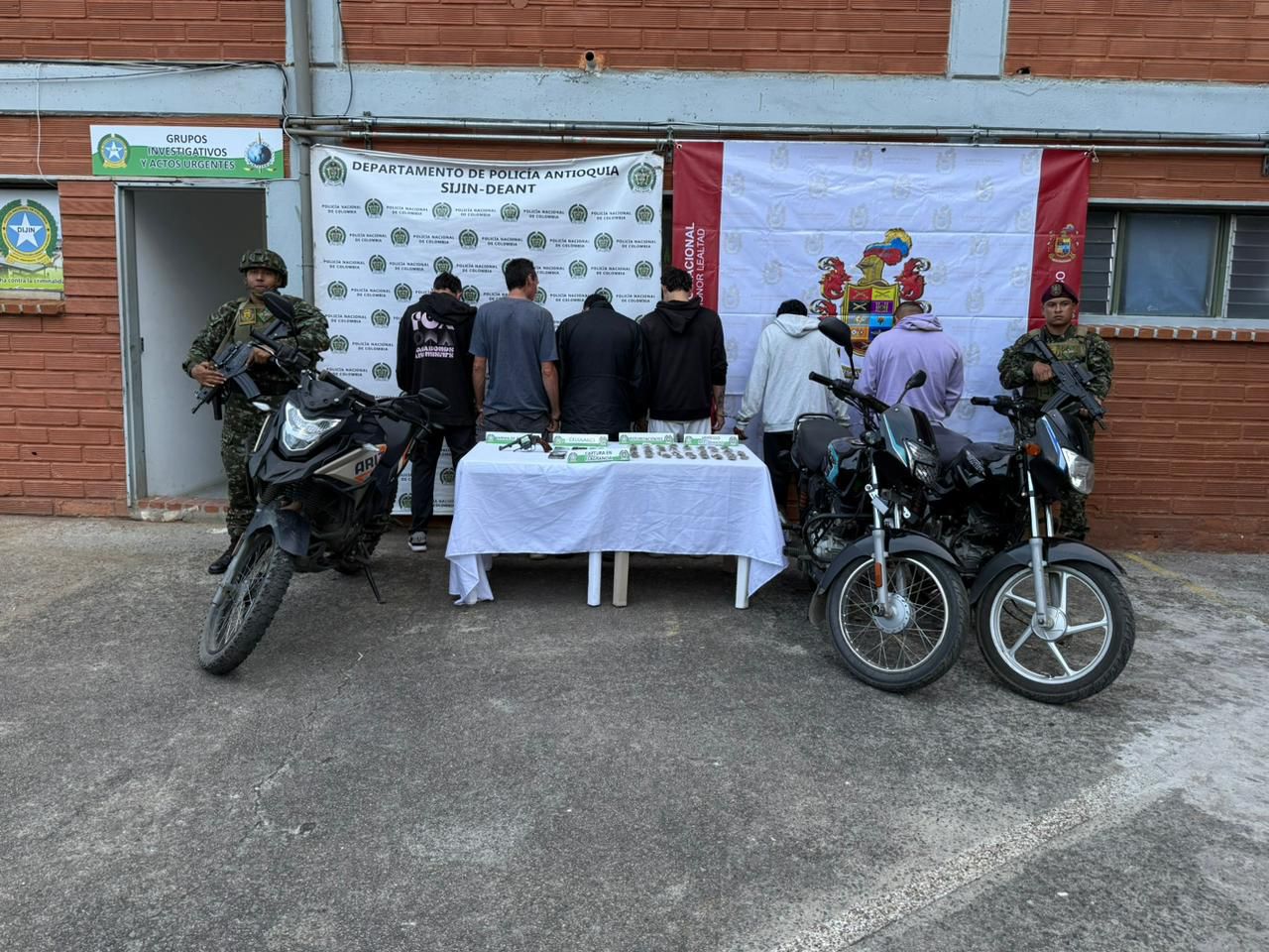 Seis capturados en Rionegro señalados de homicidios en zona rural
