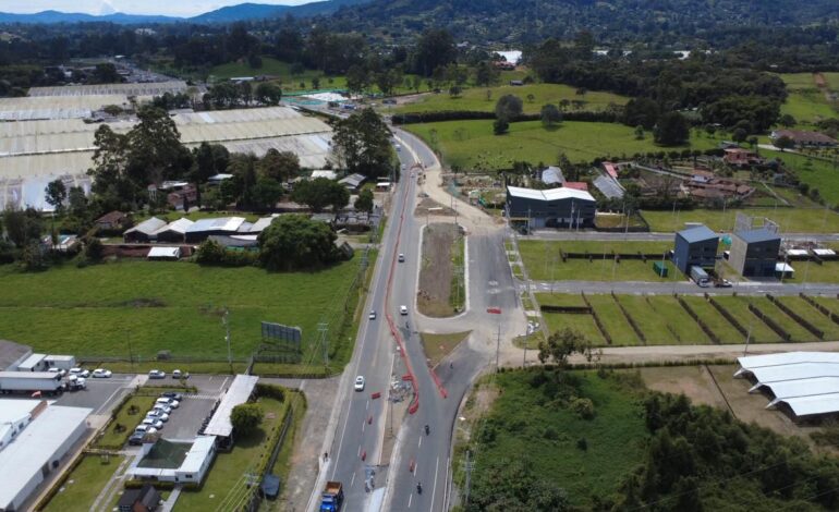 Doble calzada La Ceja–Rionegro llega al 95 % y proyecta entrega en julio