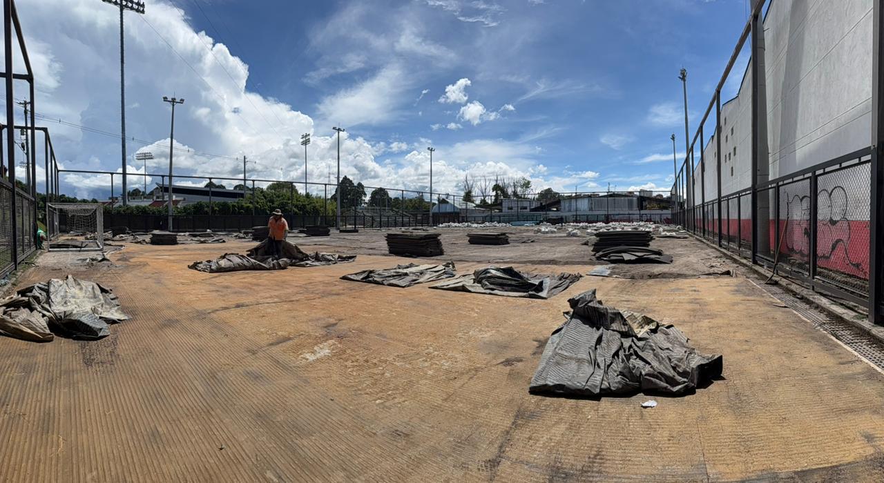 Rionegro inicia renovación de la Cancha Auxiliar con inversión cercana a $910 millones