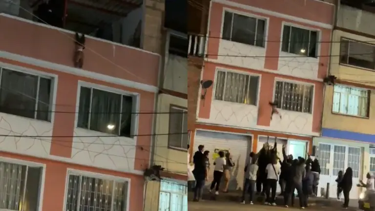 Video impactante en Bogotá: niño de 2 años cayó desde un cuarto piso y sobrevivió gracias a vecinos