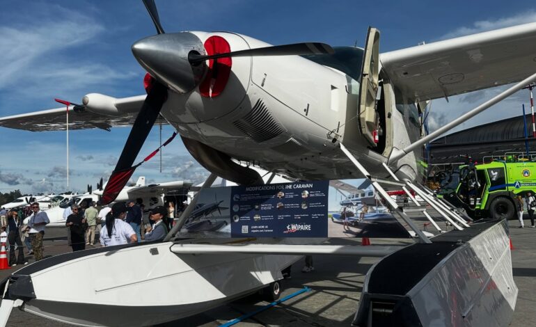 Hidroavión que conectaría Medellín y Guatapé en 17 minutos.
