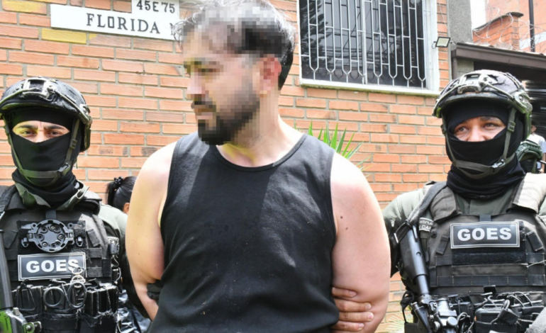 Captura de alias Capo en Medellín, ciudadano estadounidense requerido por tráfico internacional de armas.
