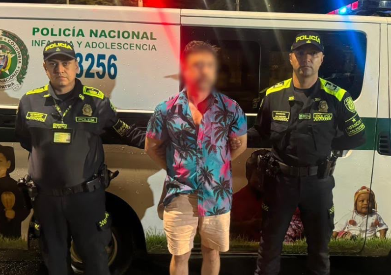Capturan en Medellín a ciudadano estadounidense que presuntamente buscaba explotar sexualmente a menores de edad