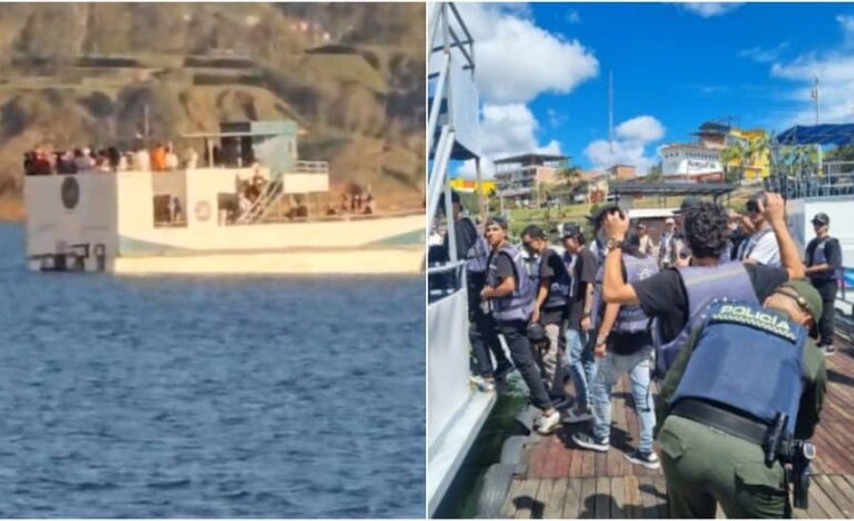 Alexander Avendaño durante la investigación por su muerte ocurrida en el embalse Peñol-Guatapé tras una fiesta en un planchón.