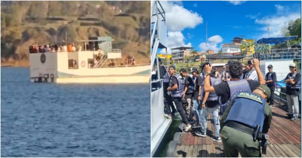 Alexander Avendaño durante la investigación por su muerte ocurrida en el embalse Peñol-Guatapé tras una fiesta en un planchón.