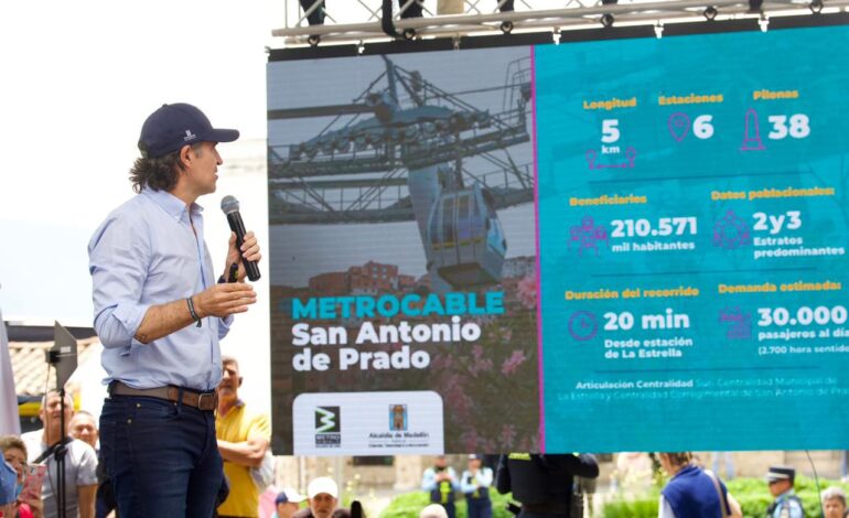 Sistema Metro de Medellín y proyectos de movilidad sostenible impulsados por la Alcaldía