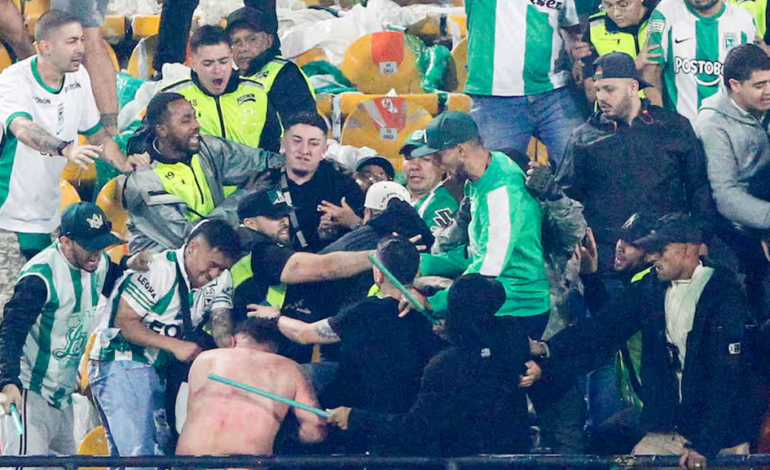 Violencia en la final del fútbol colombiano en Medellín deja un muerto, un periodista lesionado y varios detenidos