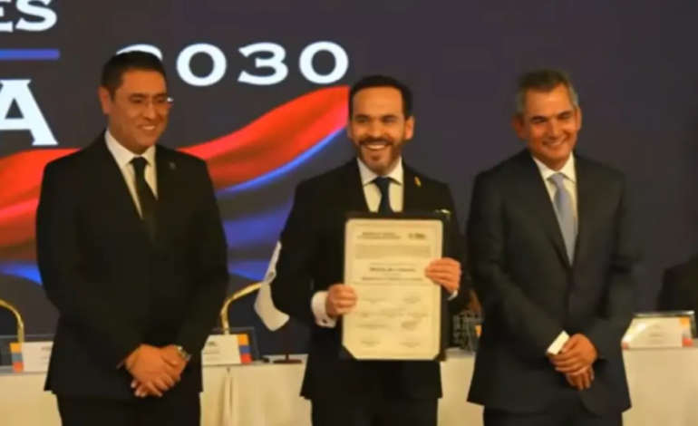 CNE entregó credenciales a Abelardo de la Espriella como presidente de Colombia. Así fue su discurso