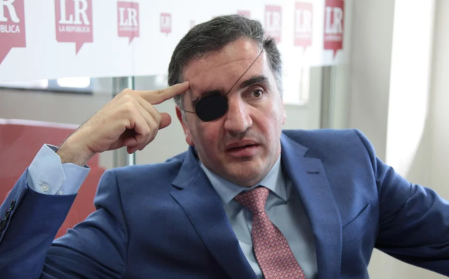 Mauricio Tobón durante su gestión como gerente del IDEA en Antioquia.
