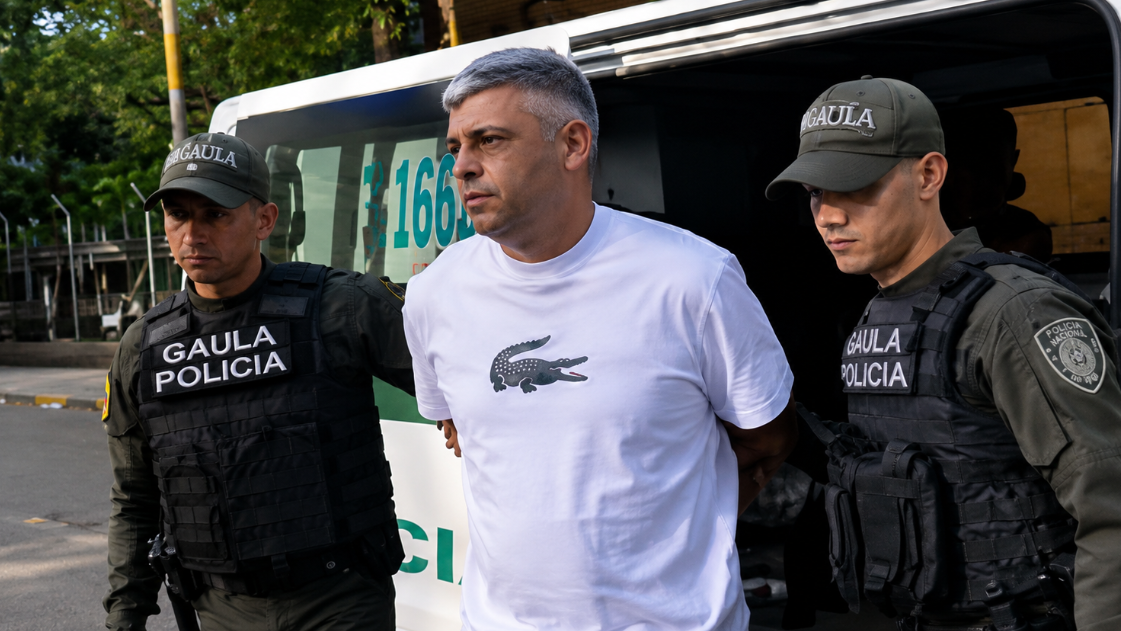 Alias Plateado, presunto cabecilla del grupo delincuencial San Pablo, capturado en Bello.
